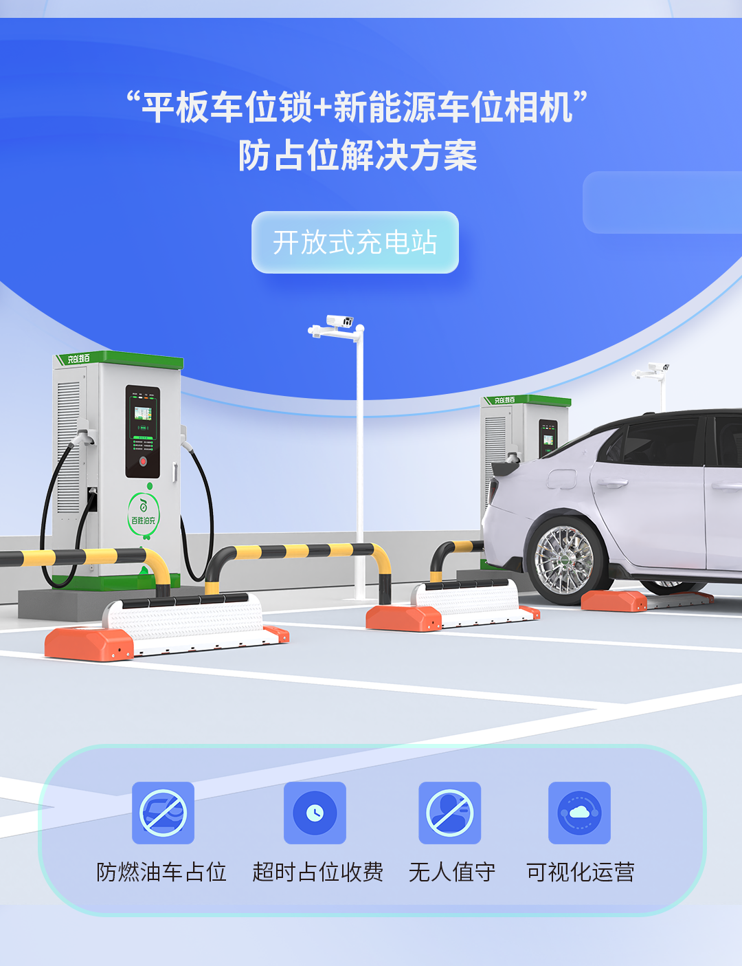 車位高周轉，營收增兩成！91视频在线充電站（zhàn）防占位解決方案助力（lì）高（gāo）效運營